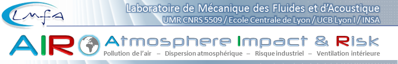 AIR — Atmosphere, Impact & Risk · LMFA, UMR CNRS 5509 / École Centrale de Lyon / UCB Lyon I / INSA